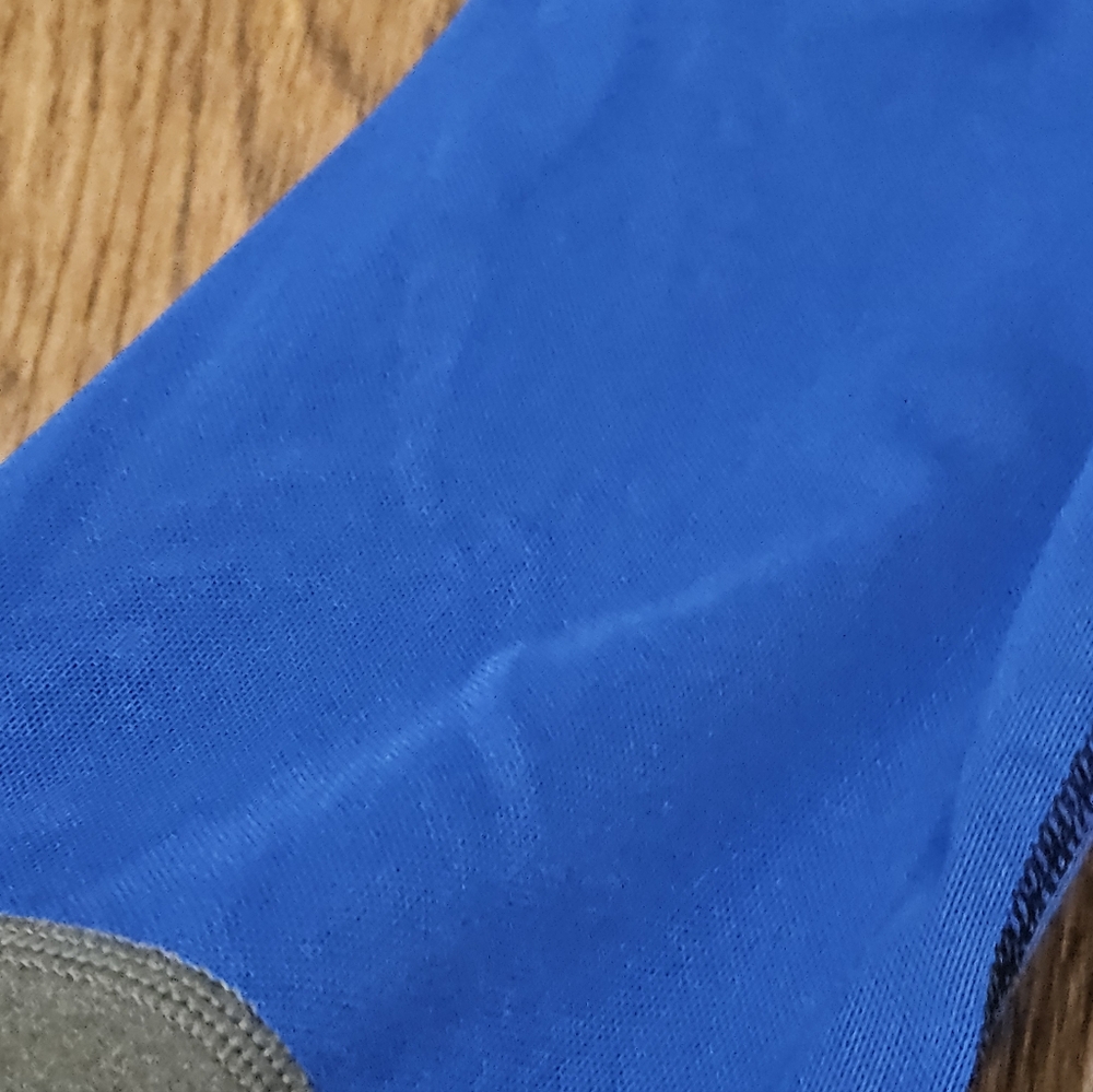 Nike Dri-Fit Hyper‎ Power Speed Running Pants Mesh Knee Sz S Black Blue Athletic - Picture 4 of 9